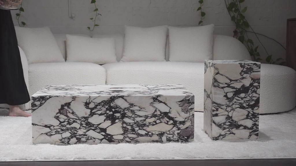 Marble Coffee Table and Plinth Video