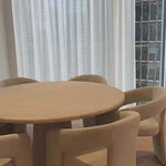 Round Travertine Dining Table 5